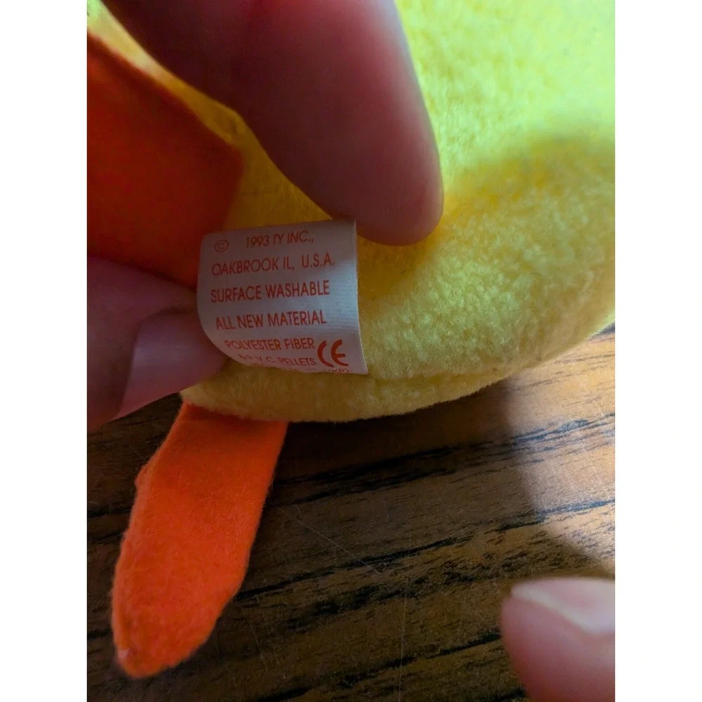 Ty Beanie Babys - Quackers The Duck (4024)‎ With Tag Errors Listed In Descript!